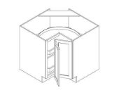 H3-LS3309 - Lazy Susan W33" Door Size W7.8" H34.5"