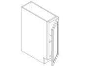 S7-B09 - Base cabinet, 1Door, 1shelf, W9" H34.5" D24"
