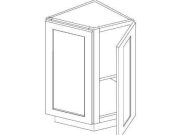 H3-BEC24 - Base End Corner, 2 Doors, 1 shelf, W24" H34.5" D24"