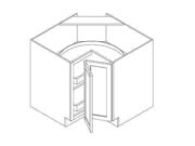 S6-LS3612 - Lazy Susan W36" Door Size W10.8" H34.5"
