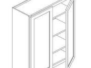S6-W3942 - Wall Cabinets, 2Doors, 2Shelves;W39" H42" D12"