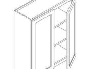 S6-W4236 - Wall Cabinets, 2Doors, 2Shelves;W42" H36" D12"