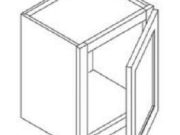 S6-W1512 - Wall Cabinets, 1Door, W15" H12" D12"