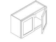 S6-W361527 - Wall Cabinets, 2Doors, No Shelf, W36" H15" D27"