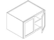 S6-W332427 - Wall Cabinets, 2Doors, 1 Shelf, W33" H24" D27"