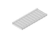 E9-30GR - Glass Holder Rack W30" H1-1/2" D12"