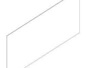 H3-BP9636-1/2 - Back Panel W96" H36" Thickness1/2" Edge not finished