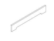 H3-V48B - Arched Valance - L48" H5.5" Thickness 3/4"