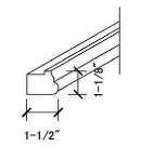 E9-TLR8 - Light Trim W1-1/2" L96" D1-1/8"