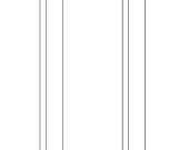 S6-W1236F - Wall Dummy Door W12" H36" D3/4"