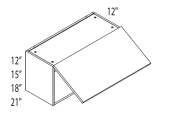 KO-WSL2412 - Wall Single Lift Cabinet