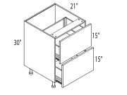 SO-VDB12-2 - Vanity Drawers Base Cabinet