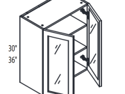 GL-WMD2730 - Glass Door/Double Door