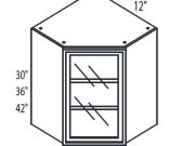 GL-WDC2430 - Glass Door Wall Diagonal Cabinet