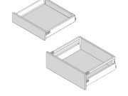 Blum White D Drawer