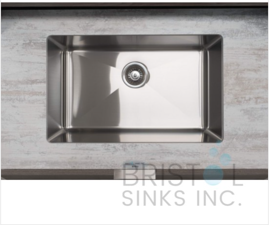 B1812 Undermount Stainless Steel Kitchen Sink 20 mm Corners (28" X 18") - Image 3