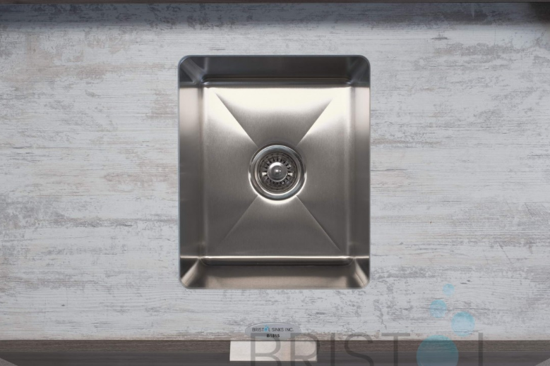 B1815 - UNDERMOUNT STAINLESS STEEL KITCHEN SINK 20 MM CORNERS - Image 4