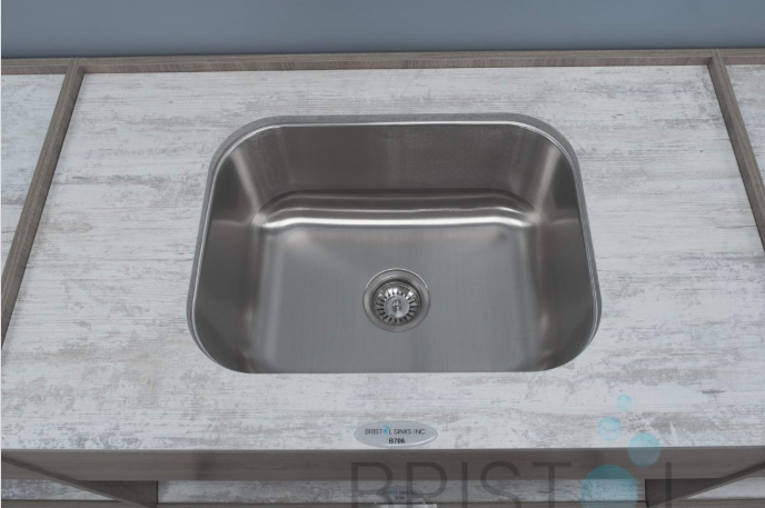 B706 UNDERMOUNT STAINLESS STEEL SINGLE BOWL KITCHEN SINK - Image 3