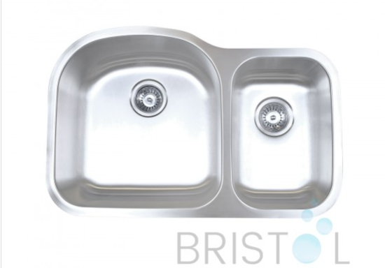 B809 UNDERMOUNT STAINLESS STEEL DOUBLE BOWL KITCHEN SINK