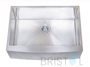B923 APRON FRONT FARMHOUSE KITCHEN SINGLE BOWL SINK S. STEEL