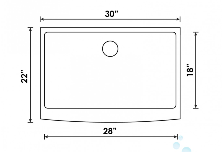 B923 APRON FRONT FARMHOUSE KITCHEN SINGLE BOWL SINK S. STEEL - Image 3