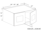 B8-W301227 - Refrigerator Wall Cabinet