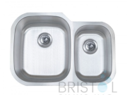 B802 UNDERMOUNT STAINLESS STEEL DOUBLE BOWL KITCHEN SINK