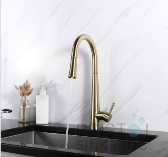 FLORESTA KITCHEN FAUCET PULLDOWN - GOLD - Image 3