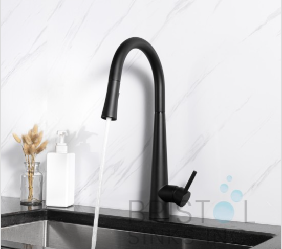 FLORESTA KITCHEN FAUCET PULLDOWN - MATTE BLACK - Image 3