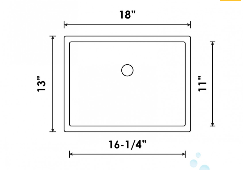 B607 VITREOUS CHINA RECTANGULAR UNDERMOUNT BATHROOM SINK - BLACK - Image 2