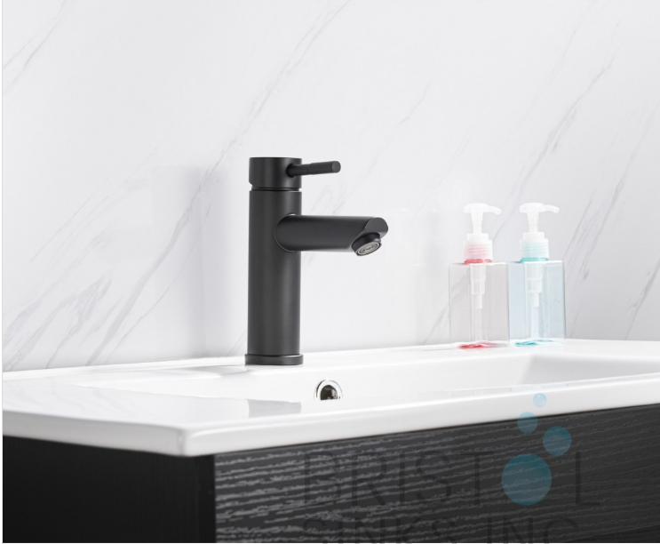 TURBANA SINGLE HOLE VANITY FAUCET-MATTE BLACK - Image 3