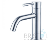TOLEDO SINGLE HOLE VANITY FAUCET-CHROME