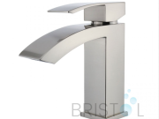 CARMEN SINGLE HOLE VANIETY FAUCET-BRUSHED NICKLE
