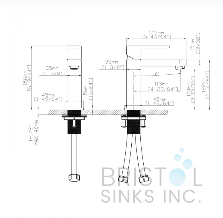 VICTORIA SINGLE HOLE VANITY FAUCET-BRUSHED NICKLE - Image 2