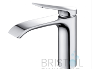 COMO SINGLE HOLE VANITY FAUCET-CHROME