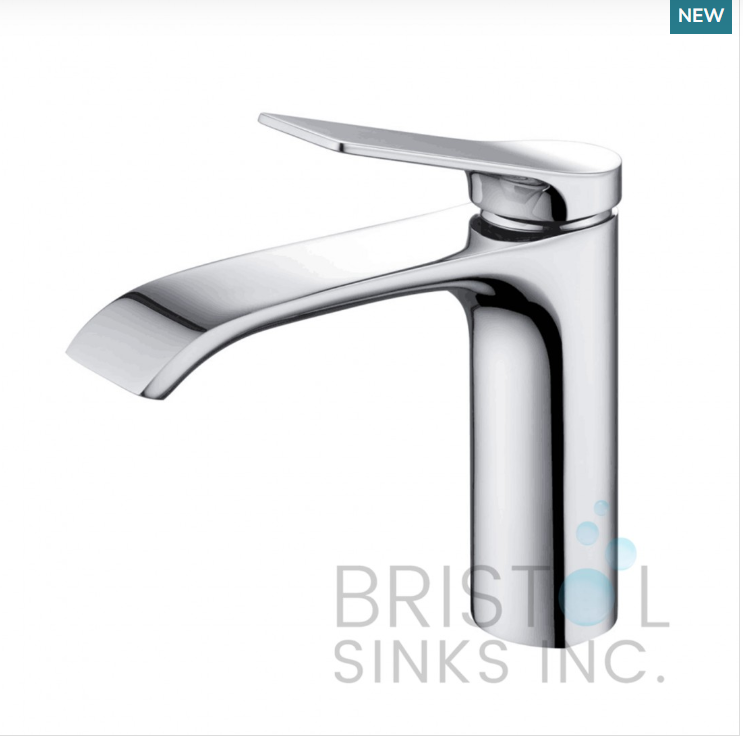 COMO SINGLE HOLE VANITY FAUCET-CHROME