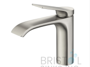 COMO SINGLE HOLE VANITY FAUCET-BRUSHED NICKLE