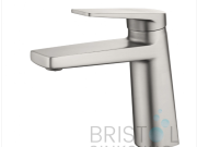 GIRONA SINGLE HOLE VANITY FAUCET-BRUSHED NICKLE