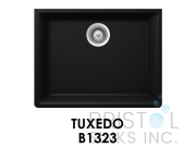 B1323 THE ADOUR GRANITE SINGLE UNDERMOUNT BOWL KITCHEN SINK-TUXEDO BLACK