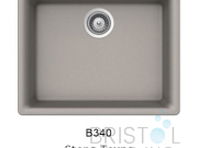 VIRTUO GRANITE SINGLE UNDERMOUNT BOWL KITCHEN SINK-STONE TAUPE