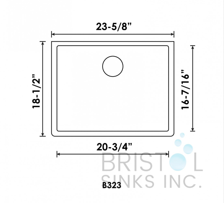VIRTUO GRANITE SINGLE UNDERMOUNT BOWL KITCHEN SINK-ASPHALT GREY - Image 2